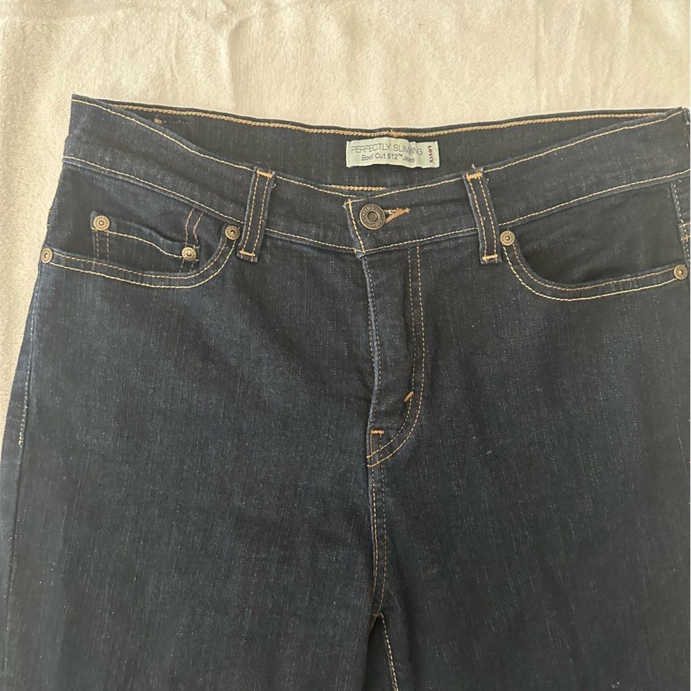 Levi's Midnight Blue Bootcut Jeans - Picture 2 of 12